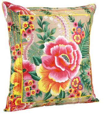 floral cushion by monsoon